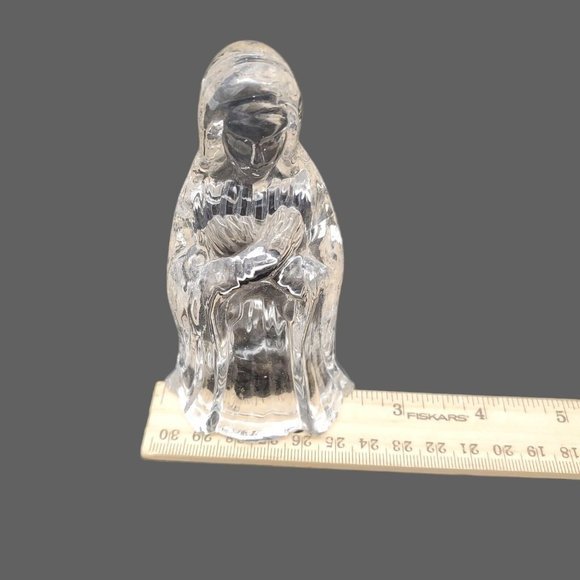 Vtg Christmas On Main Street‎ Nativity Mother Mary Glass Figurine Replacement - Picture 6 of 7